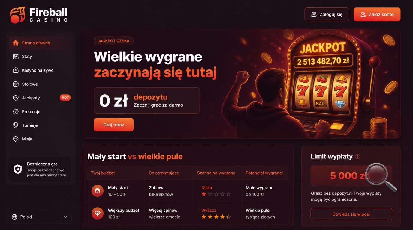 brak stałej oferty bez depozytu i progresywne jackpoty
